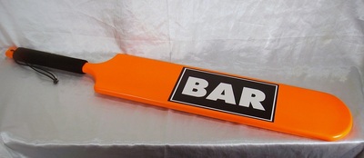 woodrage bar spanking paddle with logo 2