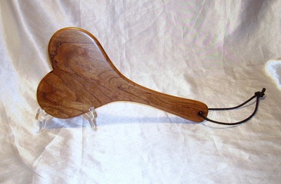 woodrage cherry heart spanking paddle 