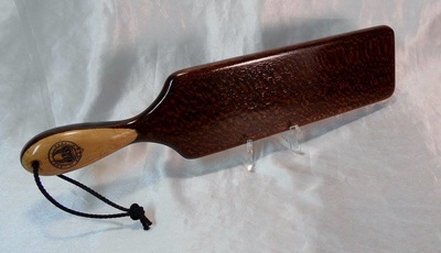 woodrage leopard wood spanking paddle 