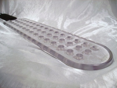 Woodrage plastic lexan spanking paddle