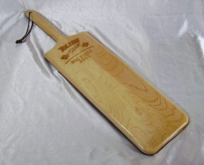woodrage engraved spanking frat paddle 